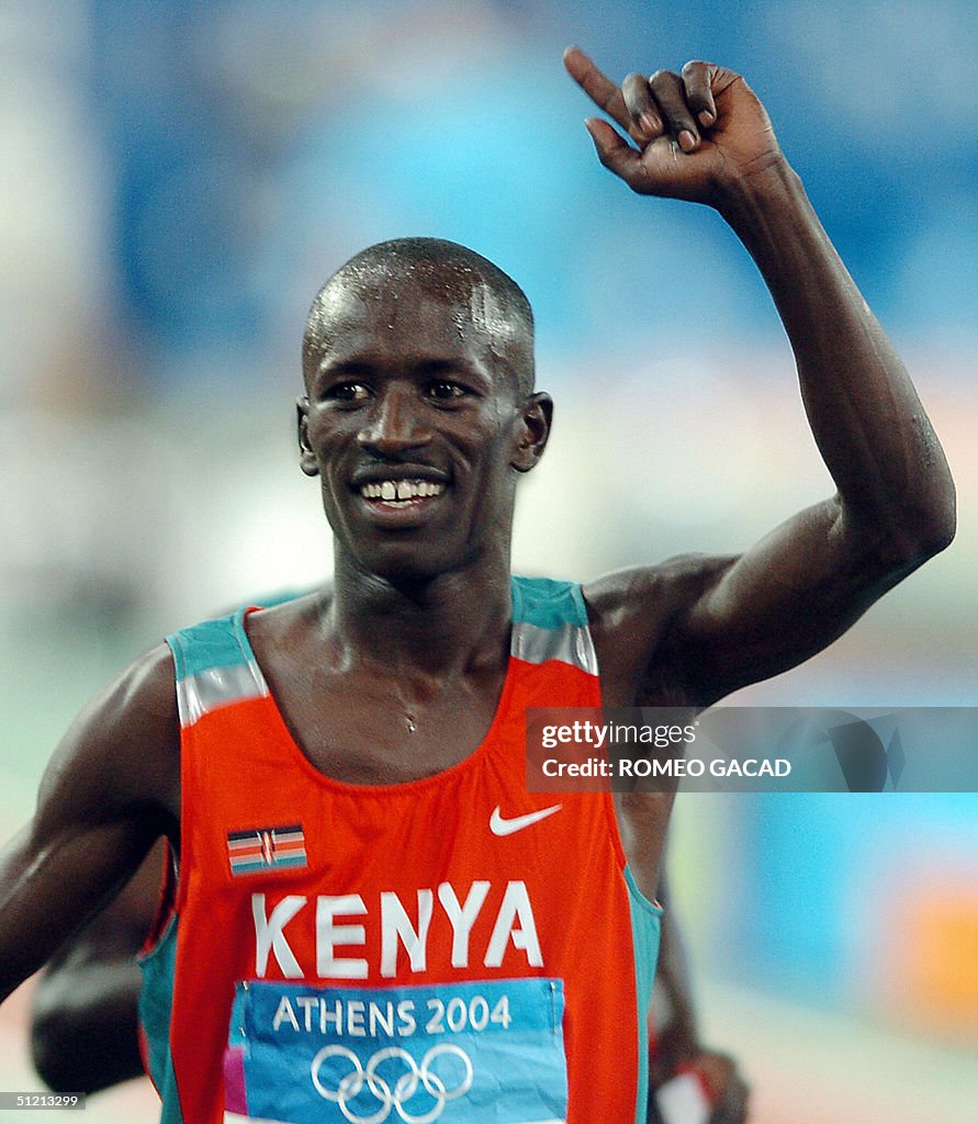 Men's 3000m steeplechase gold winner Eze