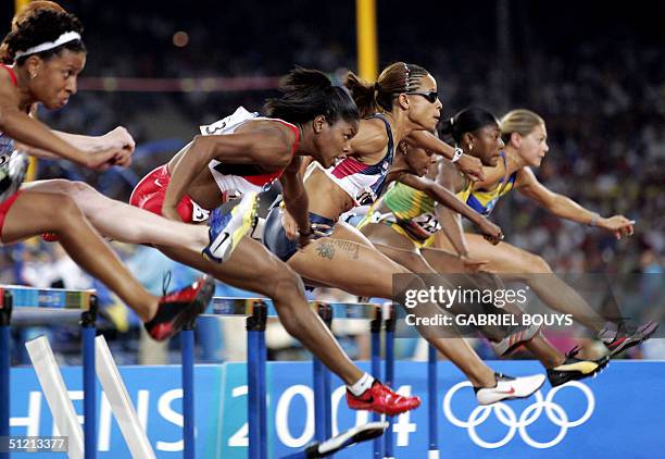 Angela R Whyte Canada's Angela Whyte, Canada's Perdita Felicien, Joanna Hayes of the ...