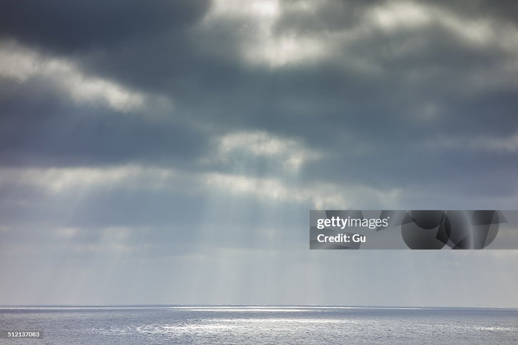Stormy sky and ocean, Lanzarote, Canary Islands, Spain