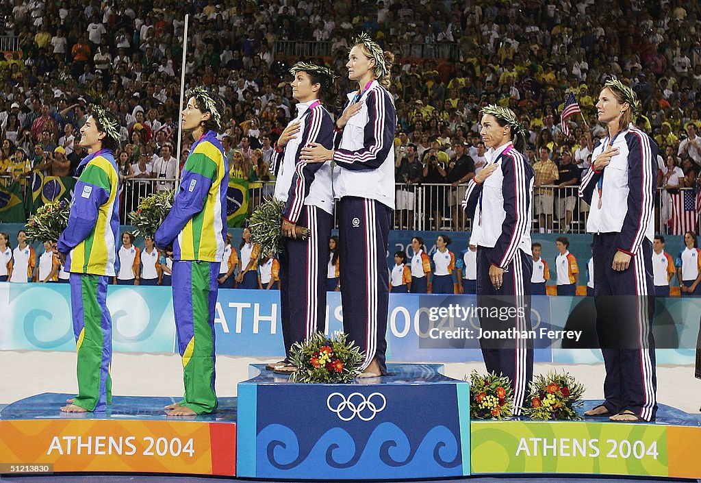 Shelda Bede Shelda and Adriana Behar of Brazil , Misty May and Kerri Walsh ...