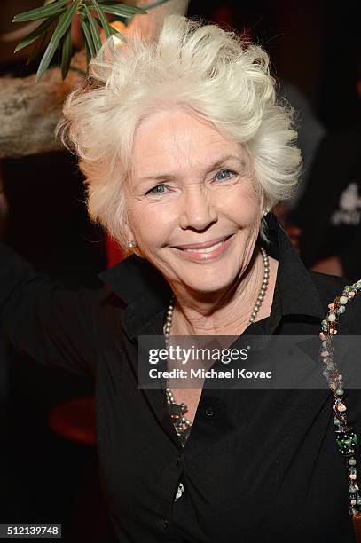 Actress Fionnula Flanagan attends The Irish Film Board and IDA celebrating the success of Irish cinema at Laurel Hardware on February 24, 2016 in...