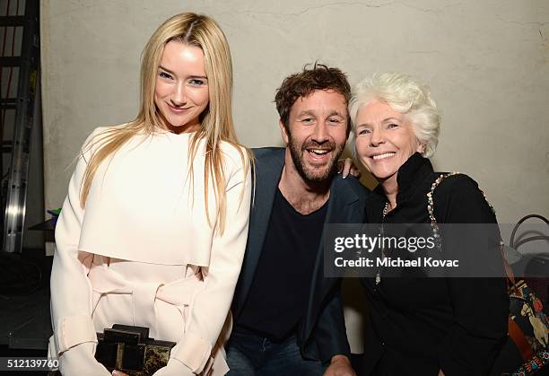 Actors Amy Shiels, Chris O'Dowd and Fionnula Flanagan attend The Irish Film Board and IDA celebrating the success of Irish cinema at Laurel Hardware...