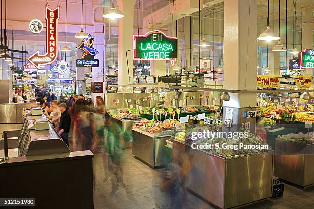grand central market - los angeles - grand central market los angeles 個照片及圖片檔