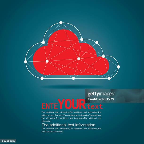 cloud computing - cloud computing stock illustrations