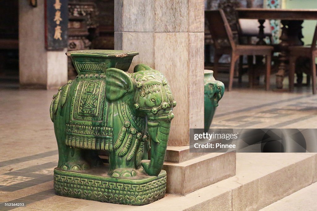 Ancient elephant pedestal, Saigon