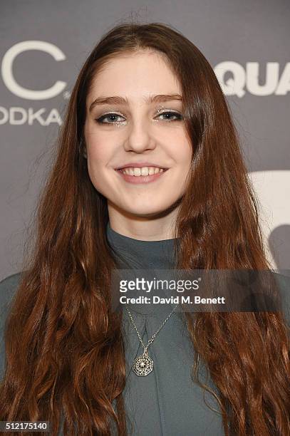 Birdy attends the Warner Music Group & Ciroc Vodka Brit Awards after party at Freemasons Hall on February 24, 2016 in London, England.