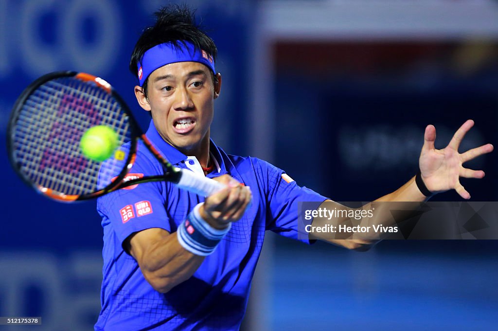 Telcel ATP Mexican Open 2016 - Querrey v Nishikori