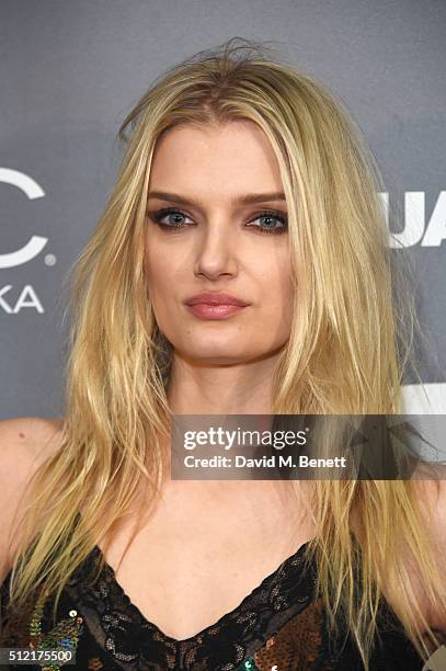 Lily Donaldson attends the Warner Music Group & Ciroc Vodka Brit Awards after party at Freemasons Hall on February 24, 2016 in London, England.