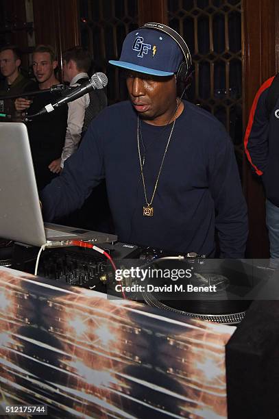 Grandmaster Flash attends the Warner Music Group & Ciroc Vodka Brit Awards after party at Freemasons Hall on February 24, 2016 in London, England.