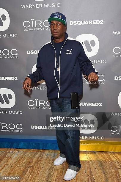 Grandmaster Flash attends the Warner Music Group & Ciroc Vodka Brit Awards after party at Freemasons Hall on February 24, 2016 in London, England.