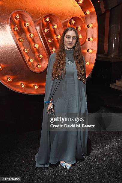 Birdy attends the Warner Music Group & Ciroc Vodka Brit Awards after party at Freemasons Hall on February 24, 2016 in London, England.