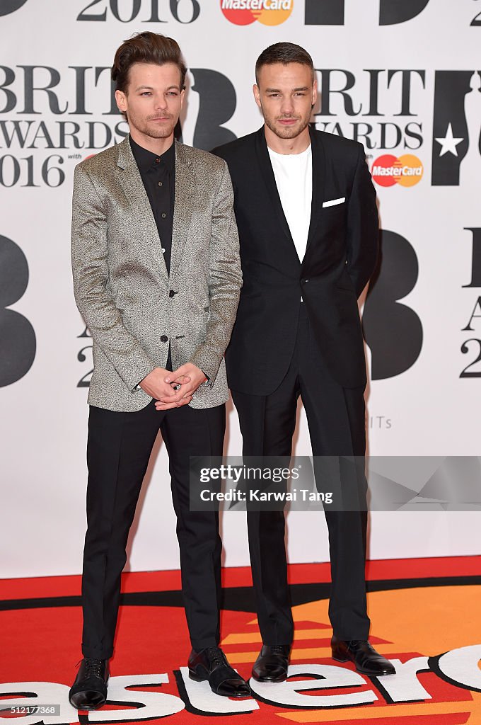 Brit Awards 2016 - Red Carpet Arrivals