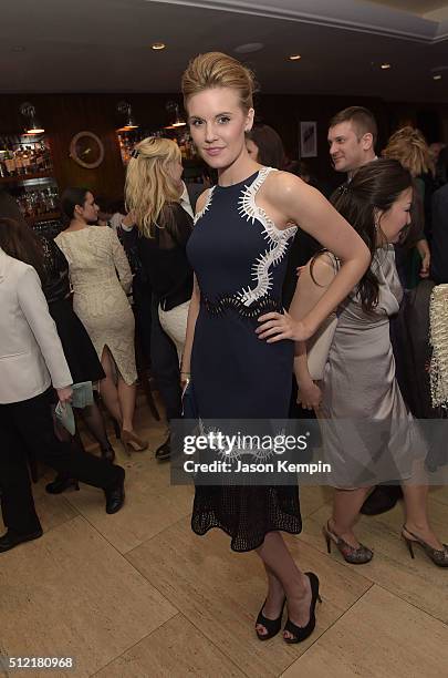 Maggie Grace attends Global Green USA's 13th Annual Pre-Oscar Party at Mr. C Beverly Hills on February 24, 2016 in Beverly Hills, California.