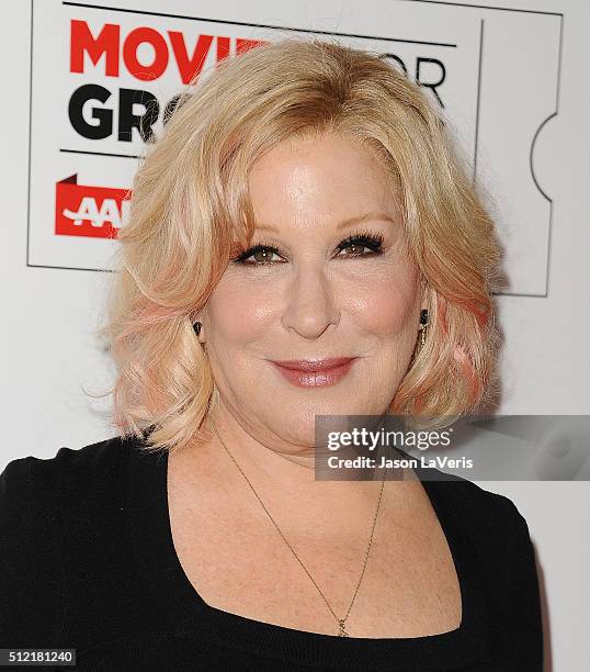 Bette Midler attends the 15th annual Movies For Grownups Awards at the Beverly Wilshire Four Seasons Hotel on February 8, 2016 in Beverly Hills,...