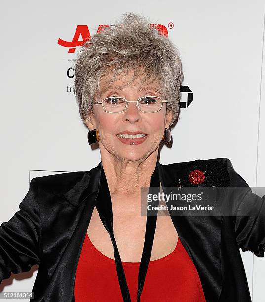 Actress Rita Moreno attends the 15th annual Movies For Grownups Awards at the Beverly Wilshire Four Seasons Hotel on February 8, 2016 in Beverly...
