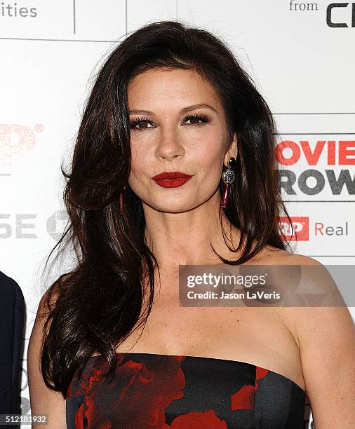 Actress Catherine Zeta-Jones attends the 15th annual Movies For Grownups Awards at the Beverly Wilshire Four Seasons Hotel on February 8, 2016 in...