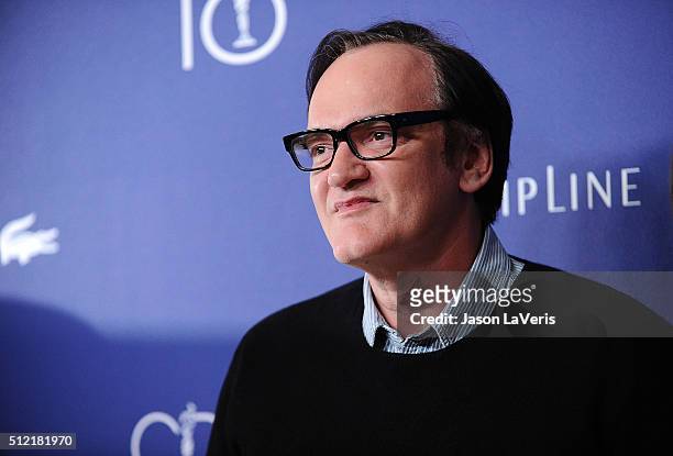Director Quentin Tarantino attends the 18th Costume Designers Guild Awards at The Beverly Hilton Hotel on February 23, 2016 in Beverly Hills,...