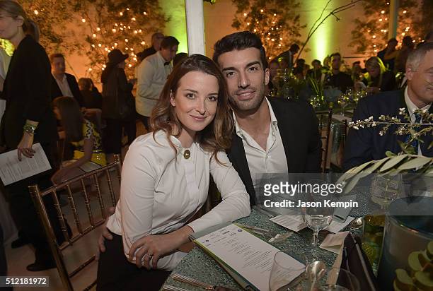 Emily Foxler and Justin Baldoni attend Global Green USA's 13th Annual Pre-Oscar Party at Mr. C Beverly Hills on February 24, 2016 in Beverly Hills,...