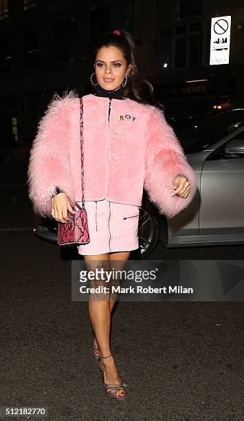 Bip Ling attending the The Brit Awards, Warner Music Group After Party on February 24, 2016 in London, England.