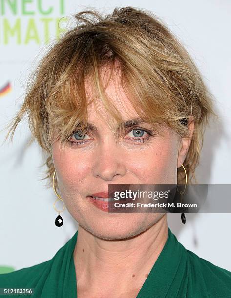 Actress Radha Mitchell attends the Global Green USA's 13th Annual Pre-Oscar Party at the Mr. C Beverly Hills Hotel on February 24, 2016 in Beverly...