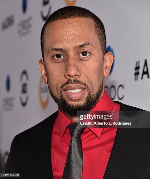 Actor Affion Crockett attends the ALL Def Movie Awards at Lure Nightclub on February 24, 2016 in Hollywood, California.