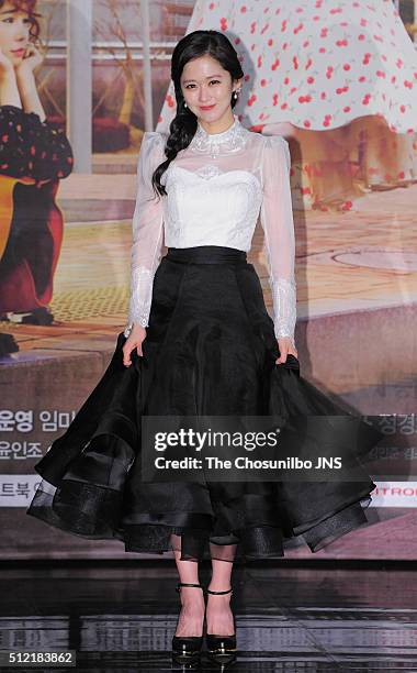 Jang Na-ra attends the MBC drama "One More Happy Ending" press conference at MBC on January 18, 2016 in Seoul, South Korea.