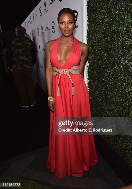 Actress Eva Marcille attends the ALL Def Movie Awards at Lure Nightclub on February 24, 2016 in Hollywood, California.