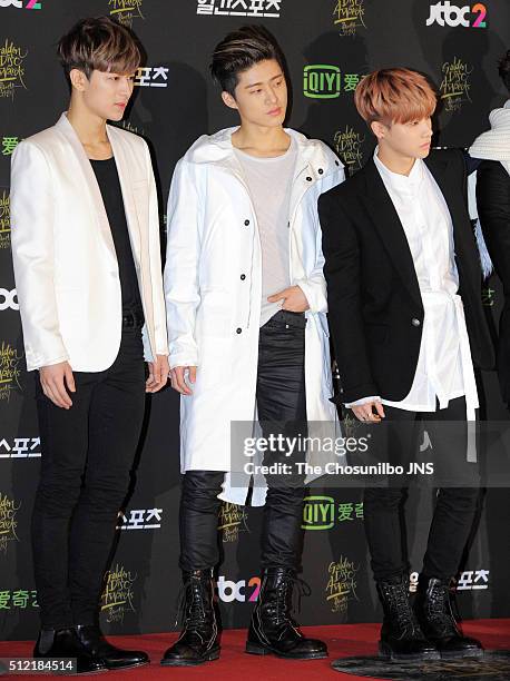 IKON attend The 30th Golden Disc Awards at Kyung Hee university on January 20, 2016 in Seoul, South Korea.