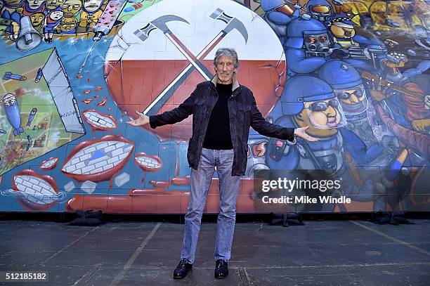 Musician Roger Waters attends in celebration of the release of the Limited Edition box set of the film "Roger Waters The Wall", Roger Waters hosts...