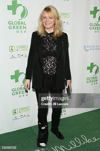 Cheryl Tiegs attends Global Green USA's 13th annual pre-Oscar party at Mr. C Beverly Hills on February 24, 2016 in Los Angeles, California.