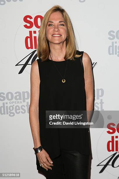 Actress Kassie DePaiva arrives at the 40th Anniversary of the Soap Opera Digest at The Argyle on February 24, 2016 in Hollywood, California.