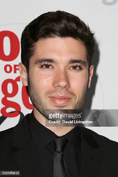 Actor Kristos Andrews arrives at the 40th Anniversary of the Soap Opera Digest at The Argyle on February 24, 2016 in Hollywood, California.