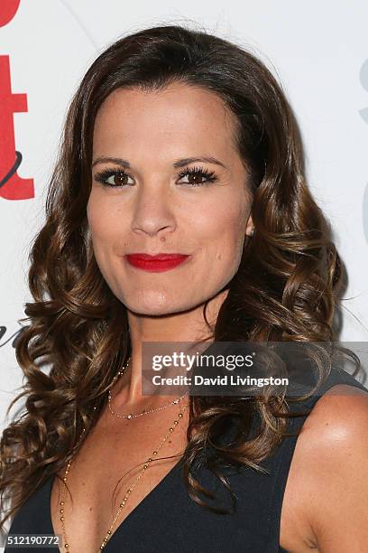 Actress Melissa Claire Egan arrives at the 40th Anniversary of the Soap Opera Digest at The Argyle on February 24, 2016 in Hollywood, California.