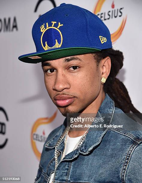 Recording artist Spectacular attends the ALL Def Movie Awards at Lure Nightclub on February 24, 2016 in Hollywood, California.