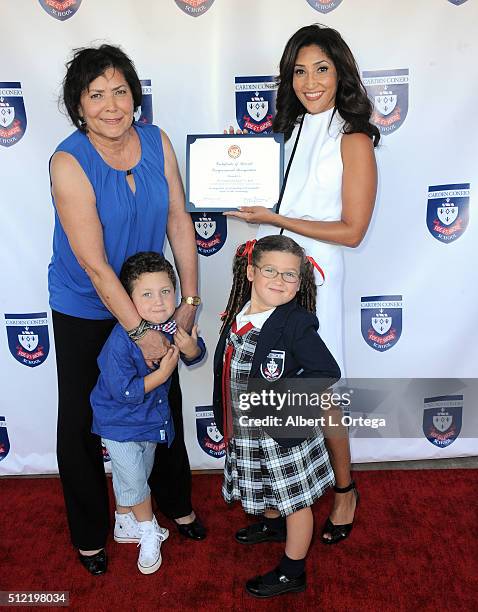 Tina Wills Bush, Bettina Bush, Kyra Bush Sarem, Jesse Bush and Cassie Bush at the Opening and Dedication Of The Charles V. Bush Library held at...