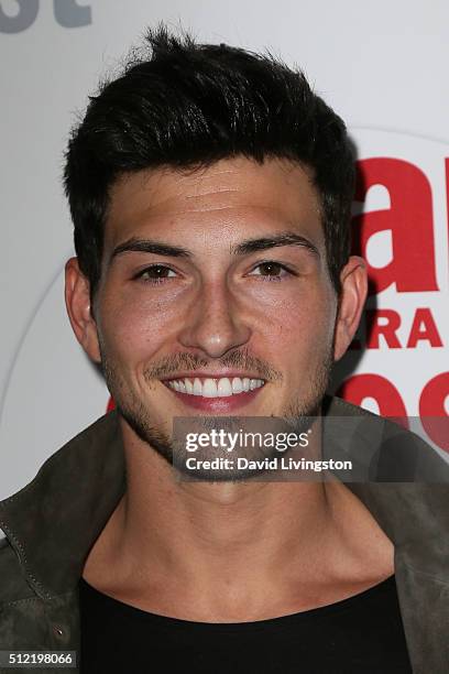 Model Robert Scott Wilson arrives at the 40th Anniversary of the Soap Opera Digest at The Argyle on February 24, 2016 in Hollywood, California.