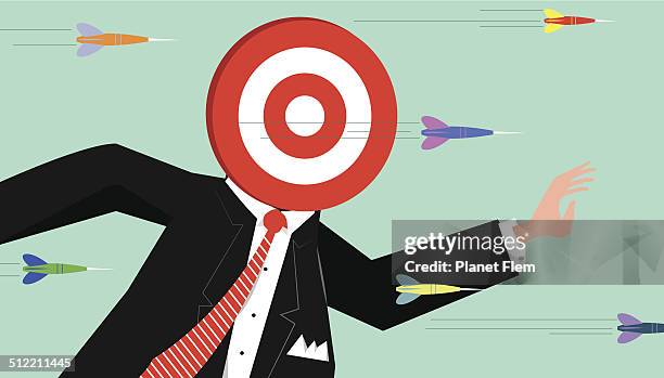 easy target - dodging stock illustrations