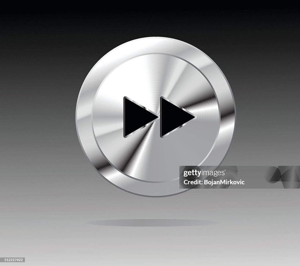 Shiny Forward Button High-Res Vector Graphic - Getty Images