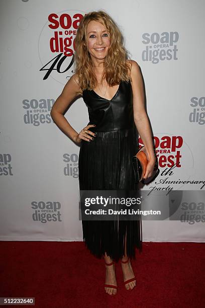 Actress Jennifer Finnigan arrives at the 40th Anniversary of the Soap Opera Digest at The Argyle on February 24, 2016 in Hollywood, California.