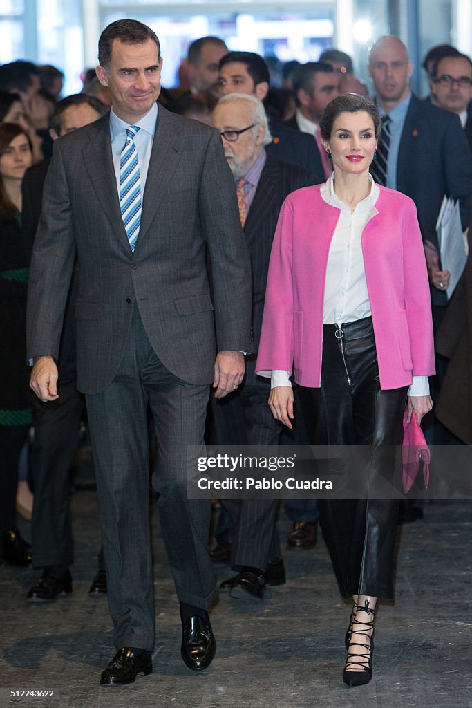 Spanish Royals Attend the Opening of ARCO 2016