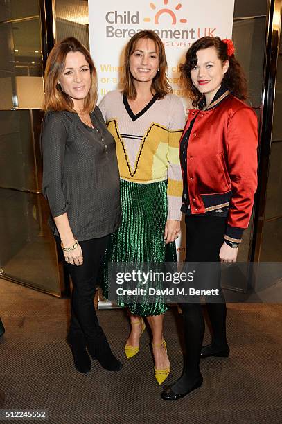 Natalie Pinkham, Yasmin Le Bon and Jasmine Guinness attend a Ladies' Winter Lunch in aid of Child Bereavement UK at The Bulgari Hotel on February 25,...