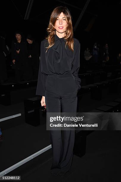 Alessandra Grillo attends the Anteprima show during Milan Fashion Week Fall/Winter 2016/17 on February 25, 2016 in Milan, Italy.