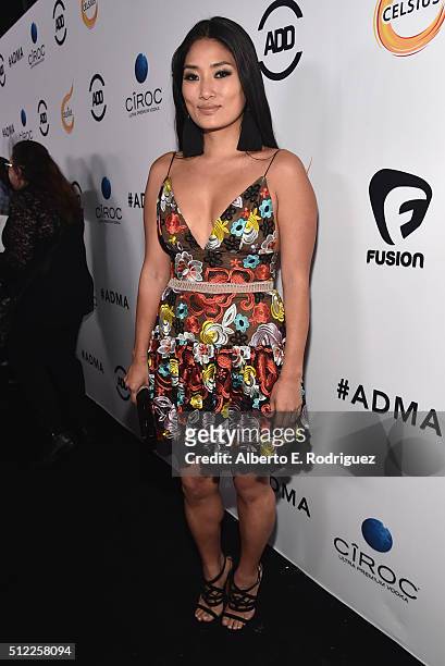 Actress Chloe Flower attends the ALL Def Movie Awards at Lure Nightclub on February 24, 2016 in Hollywood, California.