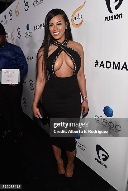 Malaysia Pargo attends the ALL Def Movie Awards at Lure Nightclub on February 24, 2016 in Hollywood, California.