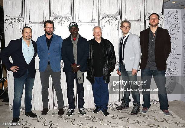 Nick Damici, James Purefoy, Michael K. Williams, Joe Lansdale, Jimmi Simpson and Jim Mickle attend AOL Build Speakers Series - James Purefoy, Michael...