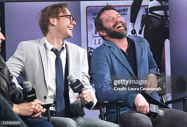 Jimmi Simpson and James Purefoy attend AOL Build Speakers Series - James Purefoy, Michael K Williams, Jimmi Simpson, Jim Mickle, Nick Damici and Joe...