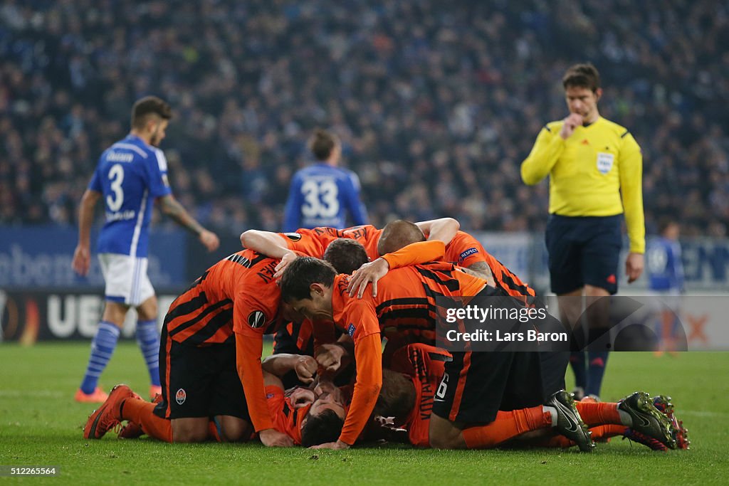 FC Schalke 04 v Shakhtar Donetsk - UEFA Europa League Round of 32: Second Leg