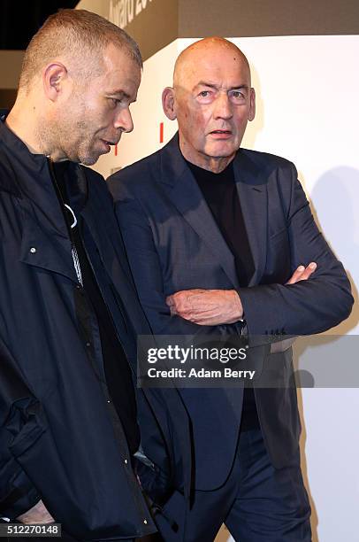 Rem Koolhaas arrives for the presentation of the first Axel Springer Award on February 25, 2016 in Berlin, Germany.