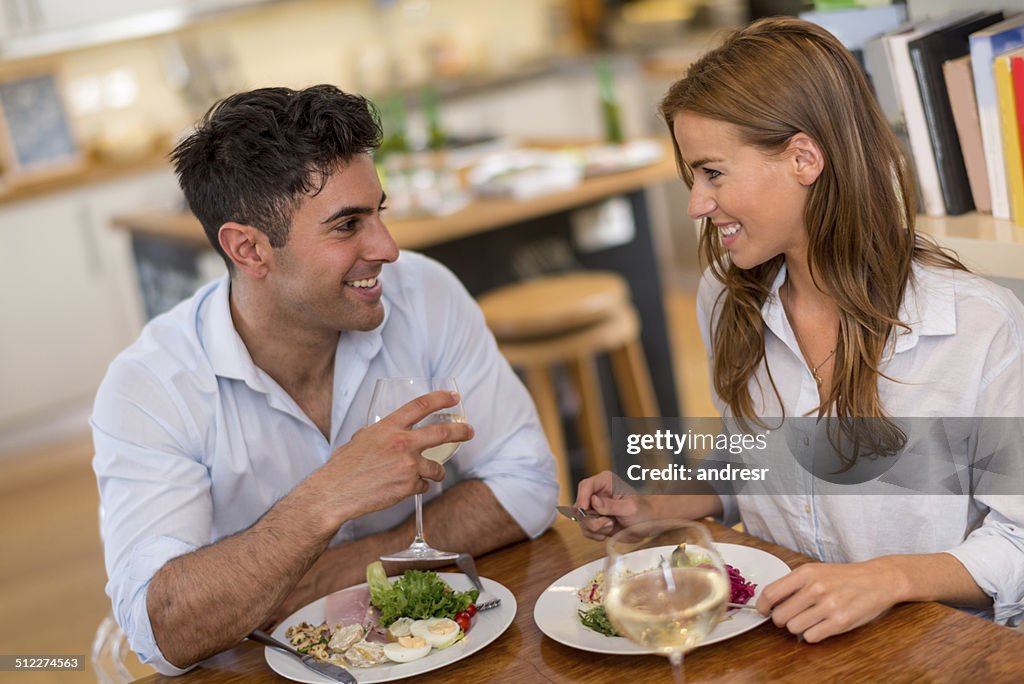 Couple on a date