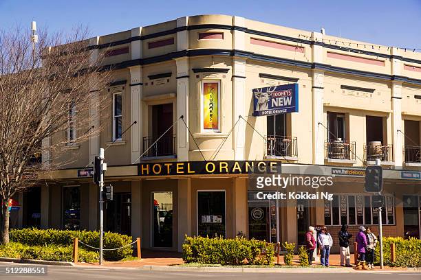 hotel orange - new south wales stock pictures, royalty-free photos & images